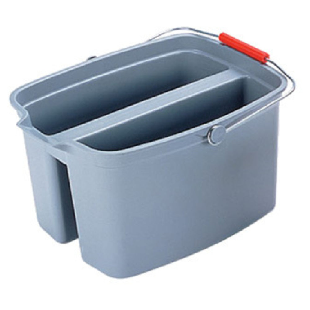 Rubbermaid FG262888GRAY - Double Pail, 19 Quart, 18"W X 14-1/2"D X 10"H