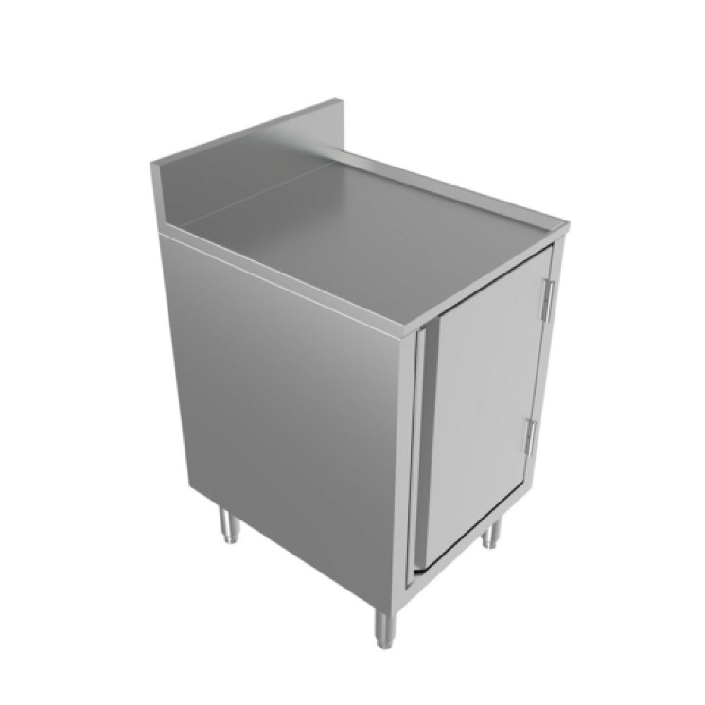 BK Resources UBC-21-W18H Well Series Underbar Cabinet 18"x21" Flat Top With Raised Edge