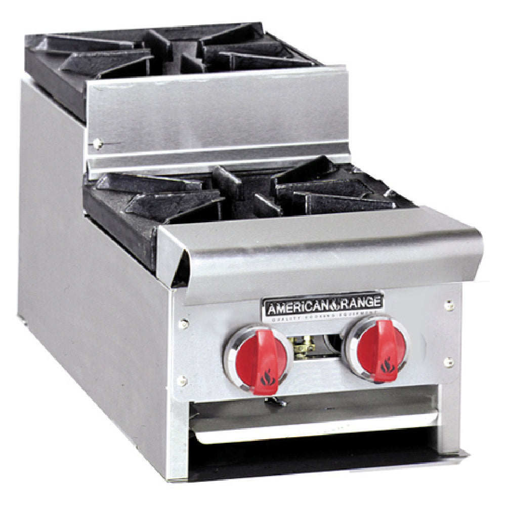 American Range SUHP-12-2 - Culinary Series Step-Up Hotplate, Gas, 12"