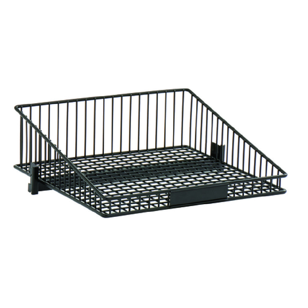 Hubert 98454 - Wire Basket Shelf, 23"W X 19-1/4"D X 71"H, Slanted