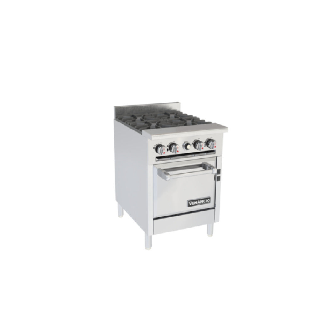 Venancio USA R24CO-24B_LP - Restaurant Range, Gas, 24"W