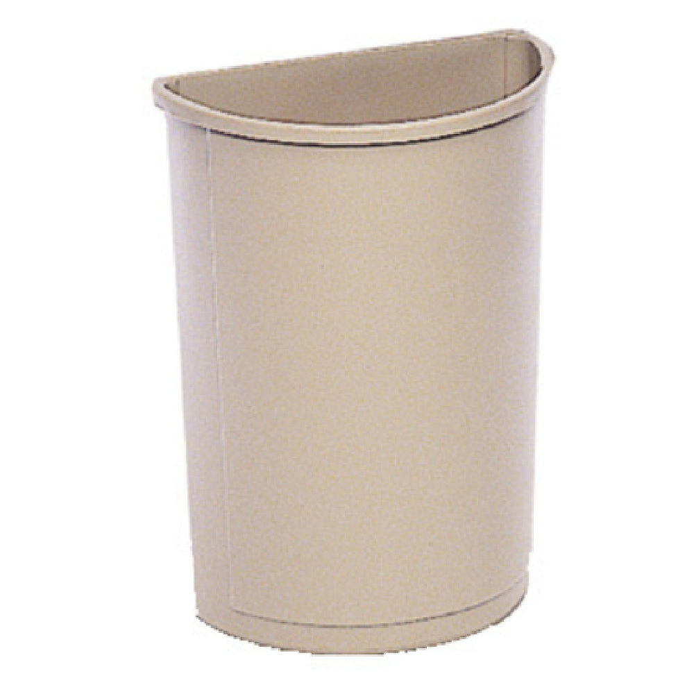 Rubbermaid FG352000BEIG - Untouchable® Container, Half Round, 21 Gallon
