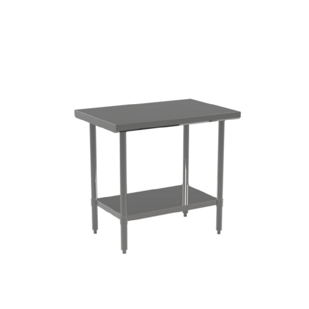 Atosa USA, Inc. ST3036EC - MixRite Work Table, 36"W X 30"D X 34"H, 18/430 Stainless Steel Top With Turned Down Edges