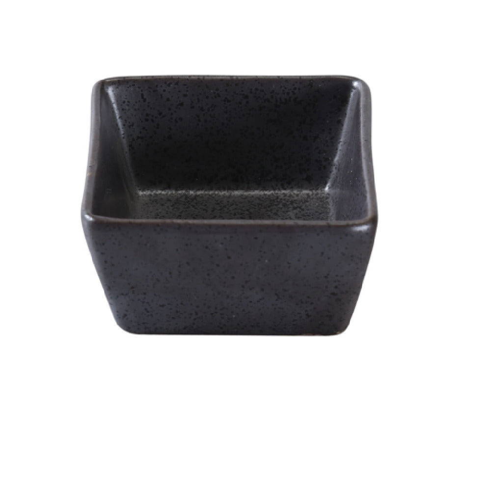 Yanco DB-4031 Diamond Black Sauce Dish 4 Oz. 3"L X 3"W X 1-3/4"H