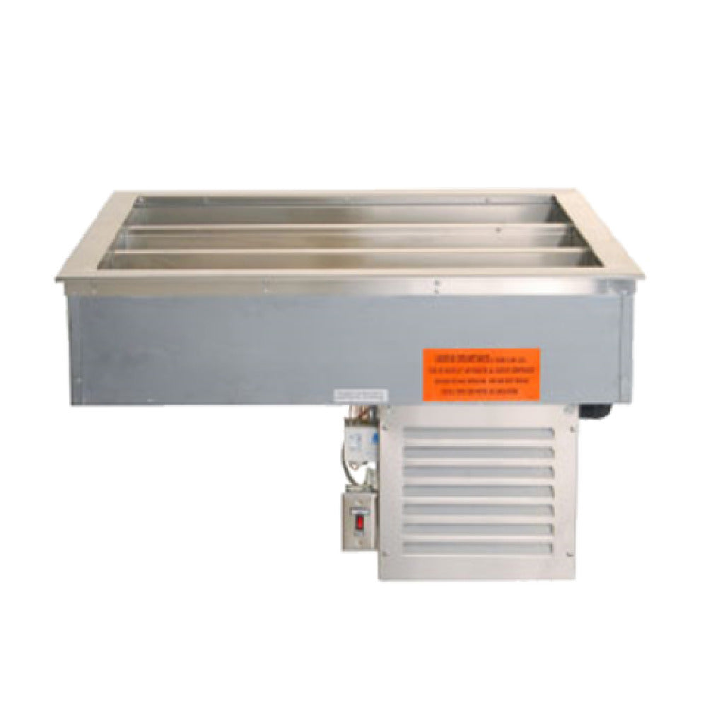 Duke ADI-2M-TC-P Cold Food Drop-In Unit Tri-Channel NSF 7 Stainless Steel Mechanical Cold Pan
