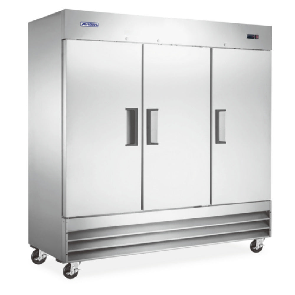 Omcan USA 59028 - (RE-CN-0067E-HC) Aurora Refrigerator, Reach In, Three-section