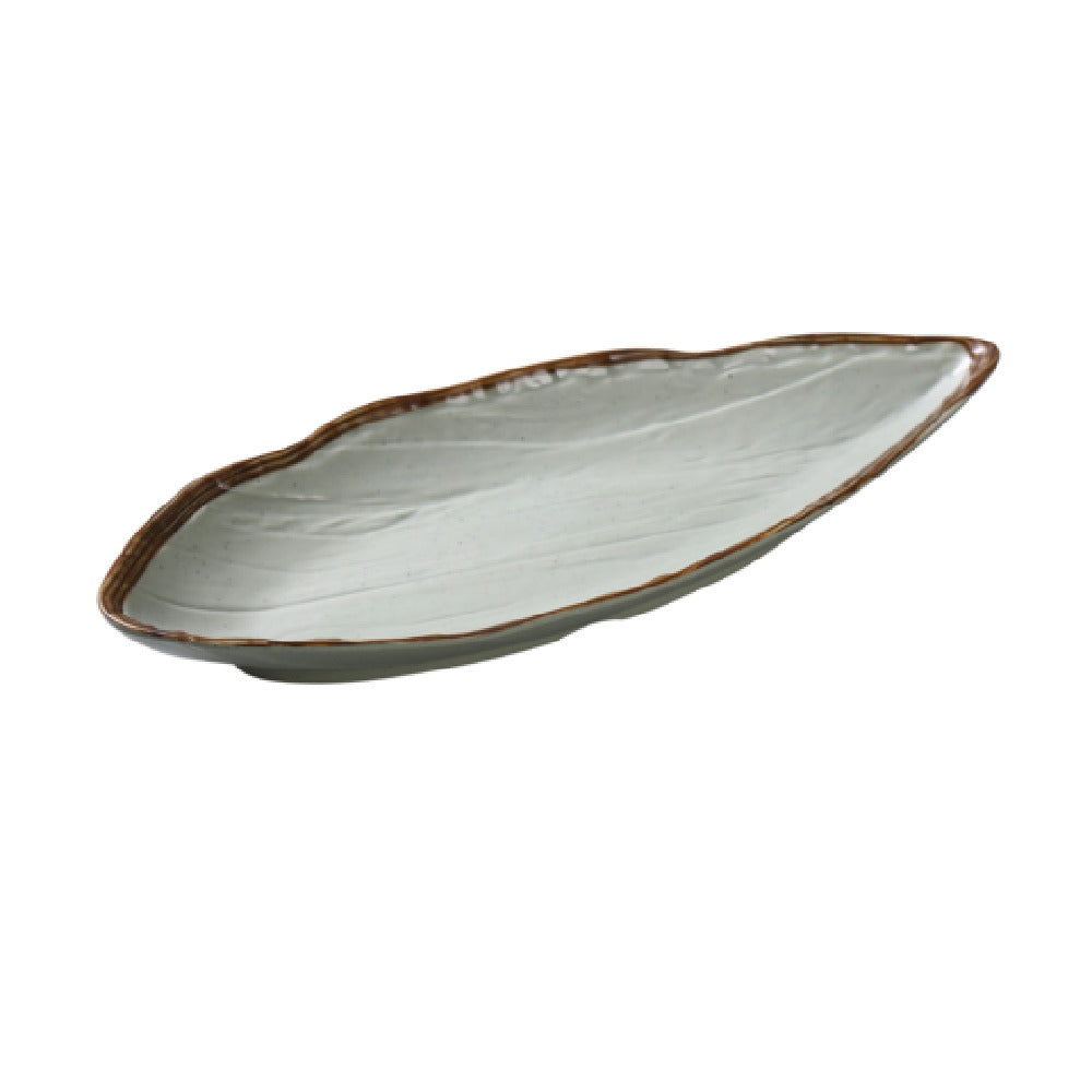 Yanco YO-2116 Yoto Display Plate 16-1/2"L X 7"W X 1-7/8"H Oval