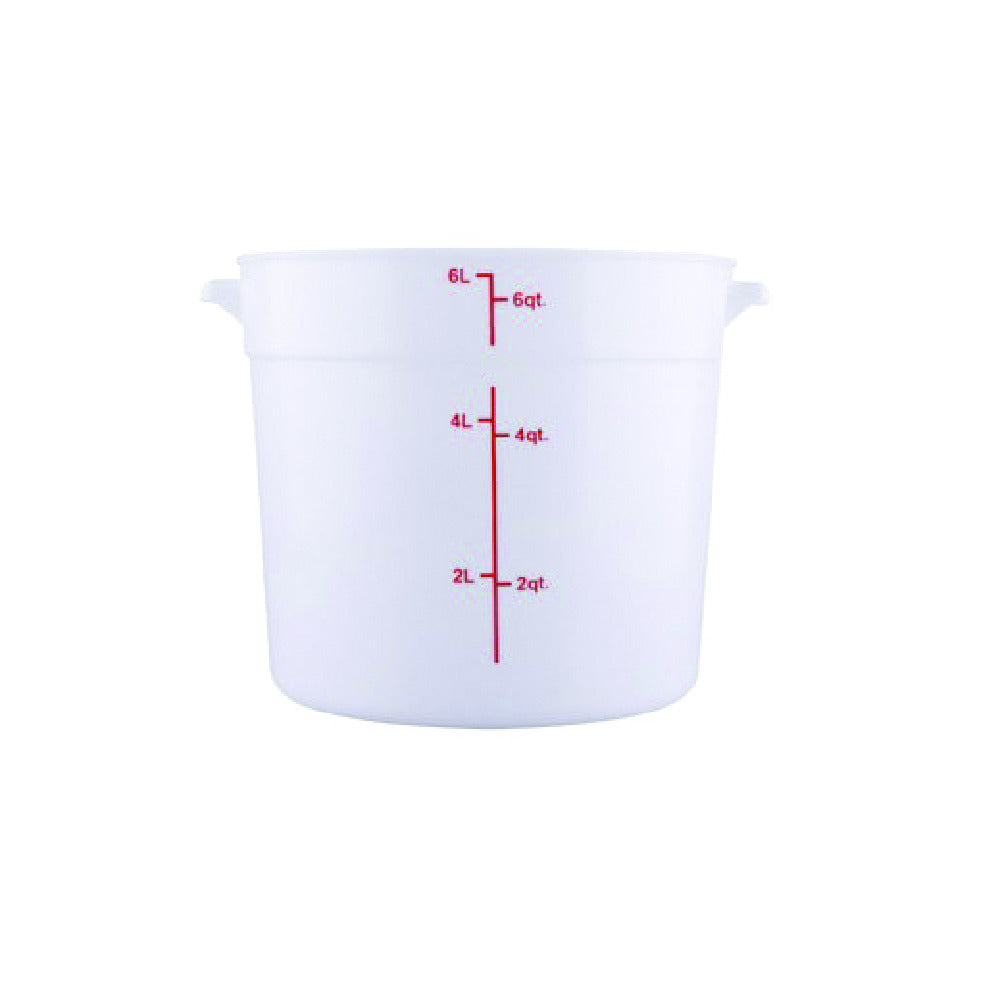 Hubert 84011 - CenPro® Food Storage Container, 8-3/4"W X 8-3/4"D X 7-3/4"H, Round