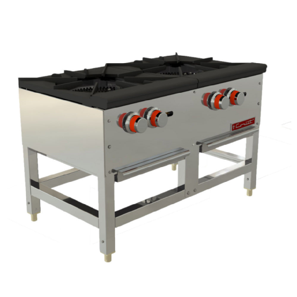 Coriat USA EC-2 - Stock Pot Range, Gas, 36 7/32"W X 20 5/64"D X 25 31/32"H