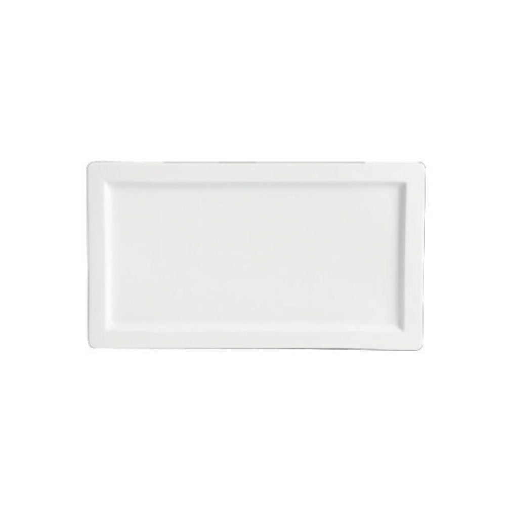Steelite 6351MP74 - Rim Rectangular Plate, 10.5", Simple Plus