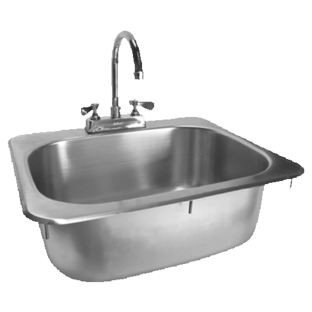 GSW USA HS-1317I Drop-In Hand Sink One Compartment 13"W X 17-1/2"D X 14-7/8"H Overall Size