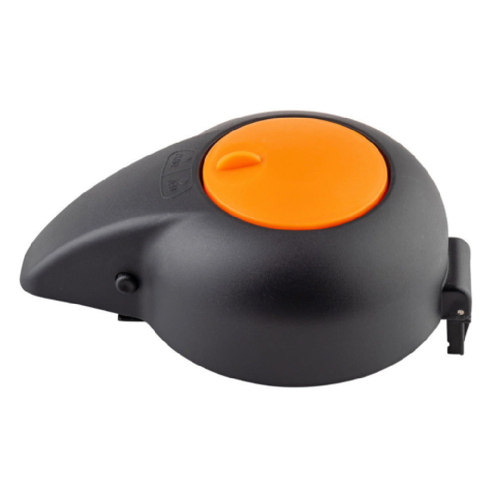 Tablecraft 12688 Decaf Lid 9.25" X 5.5" X 3" Orange Push Insert