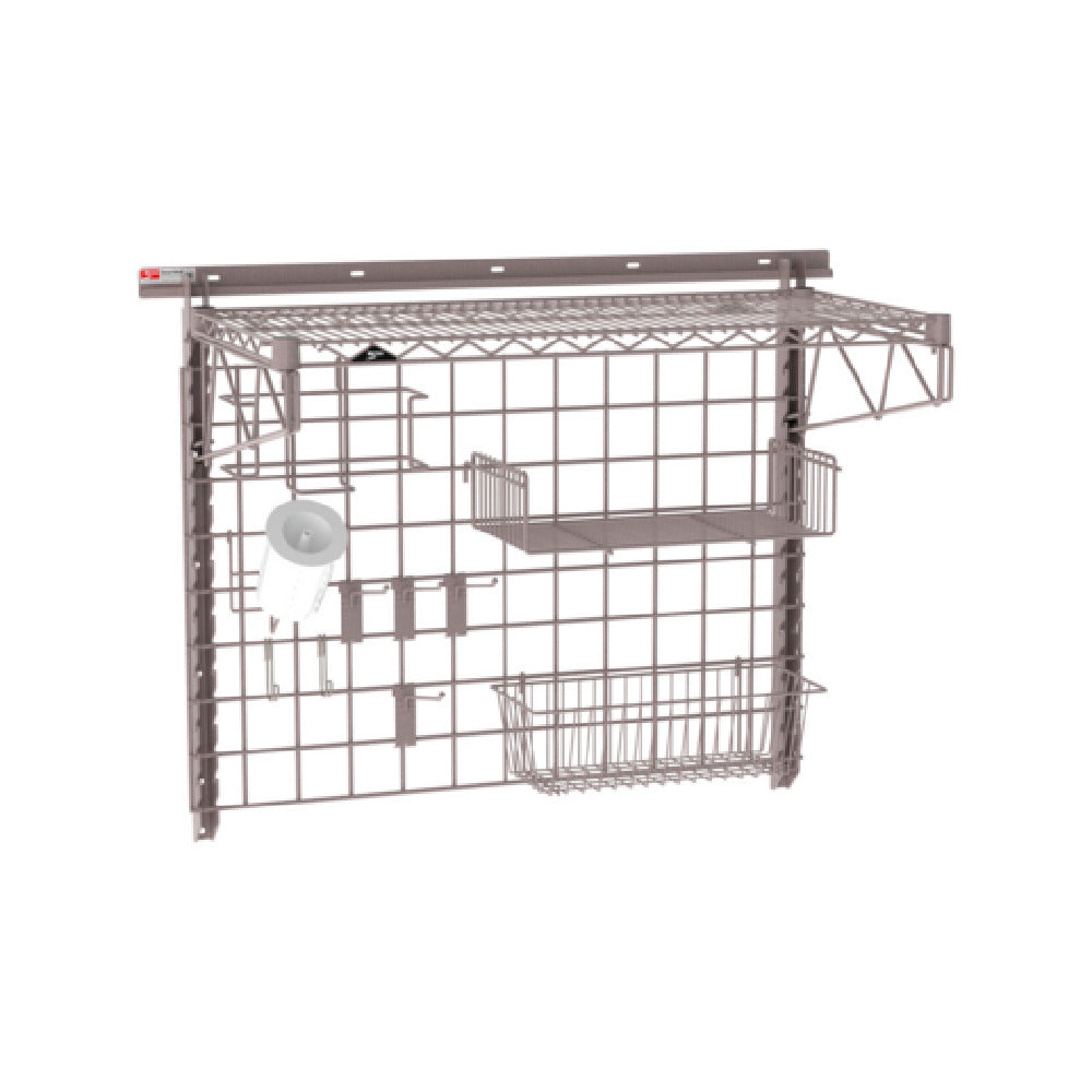 Metro SW-1836K4-30-PREP - SmartWall Complete Kit For Prep, (1) Shelf, Components Include A Wall Track