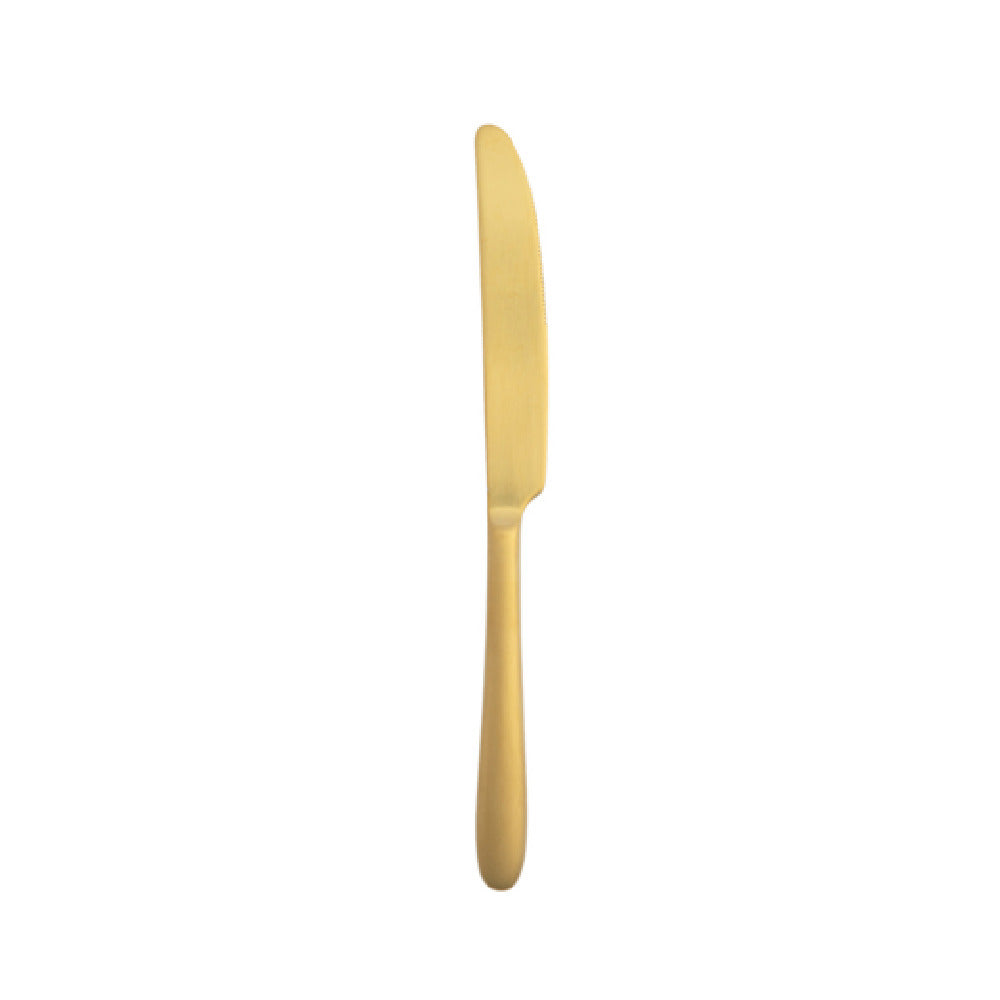 1880 Hospitality T017KPTF - Mascagni Table Knife, 9.25", Brush Gold