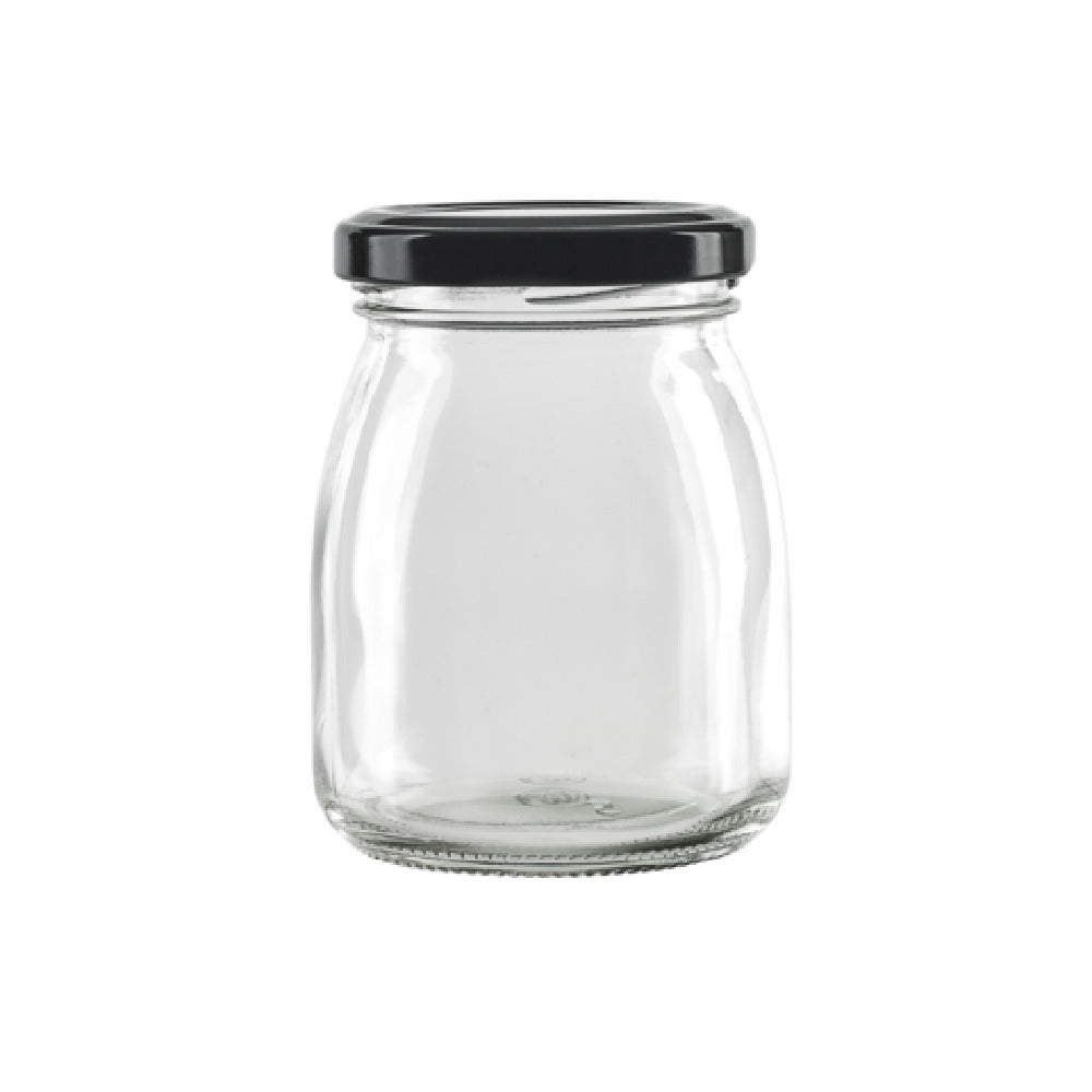 PacknWood 294VYOG202 - Smooth Pudding Jar, 6.7oz., 2.71"W X 2.36"D X 3.58"H