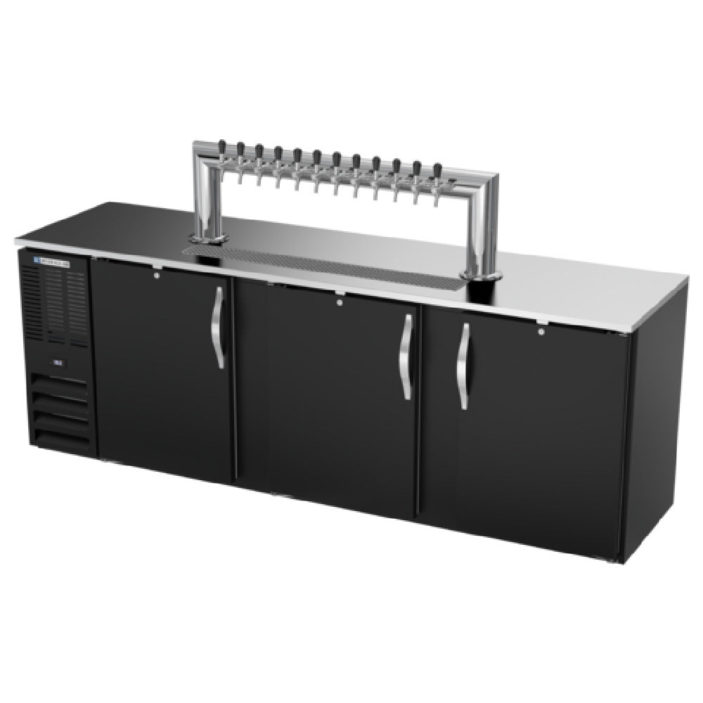 Beverage Air DDN94HC-B-12T - Direct Draw Dispenser, 94"W X 26-3/8"D X 49-7/8"H, 27.191 Cu. Ft.