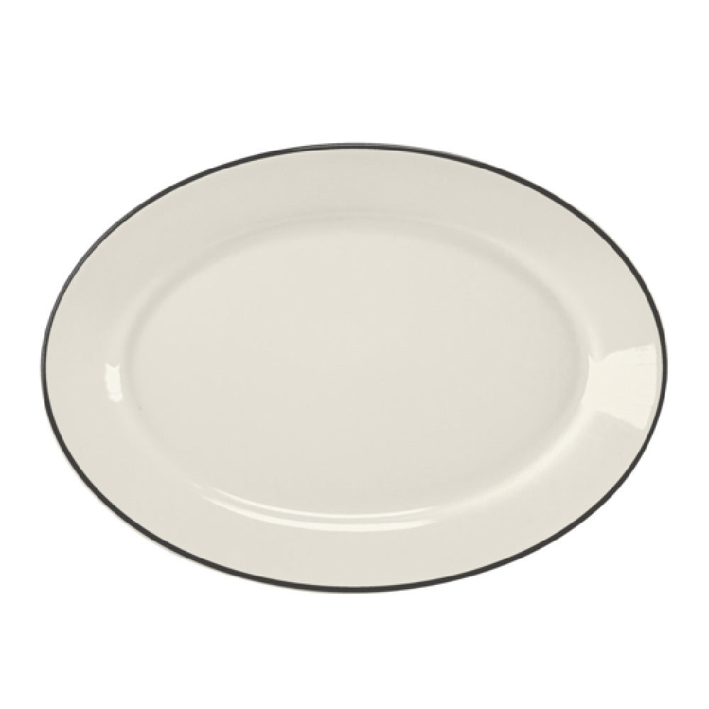 Steelite HL15563927 Rolled Edge Oval Platter 11.75" X 8.0" RE & NR
