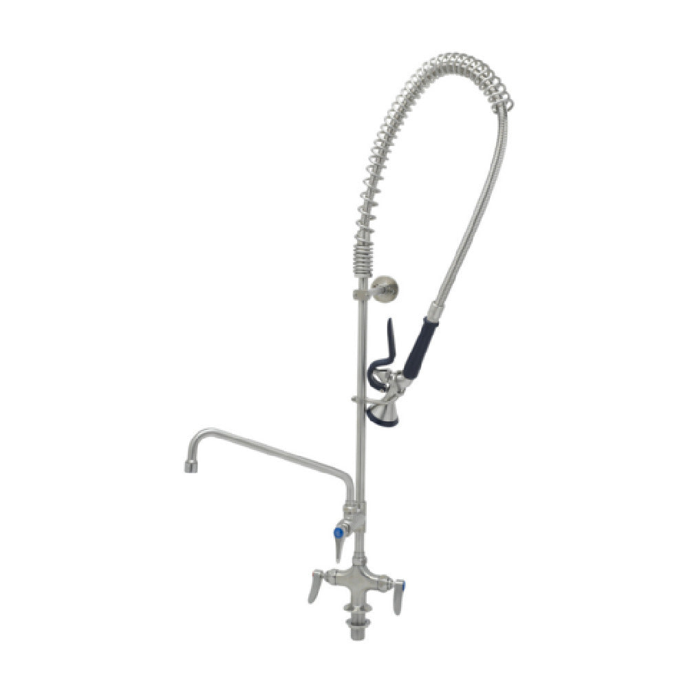 T&S Brass S-0113-A14-BY EverSteel Single Hole Deck Mount Mixing Faucet 14” Swing Nozzle With Stream Regulator Outlet