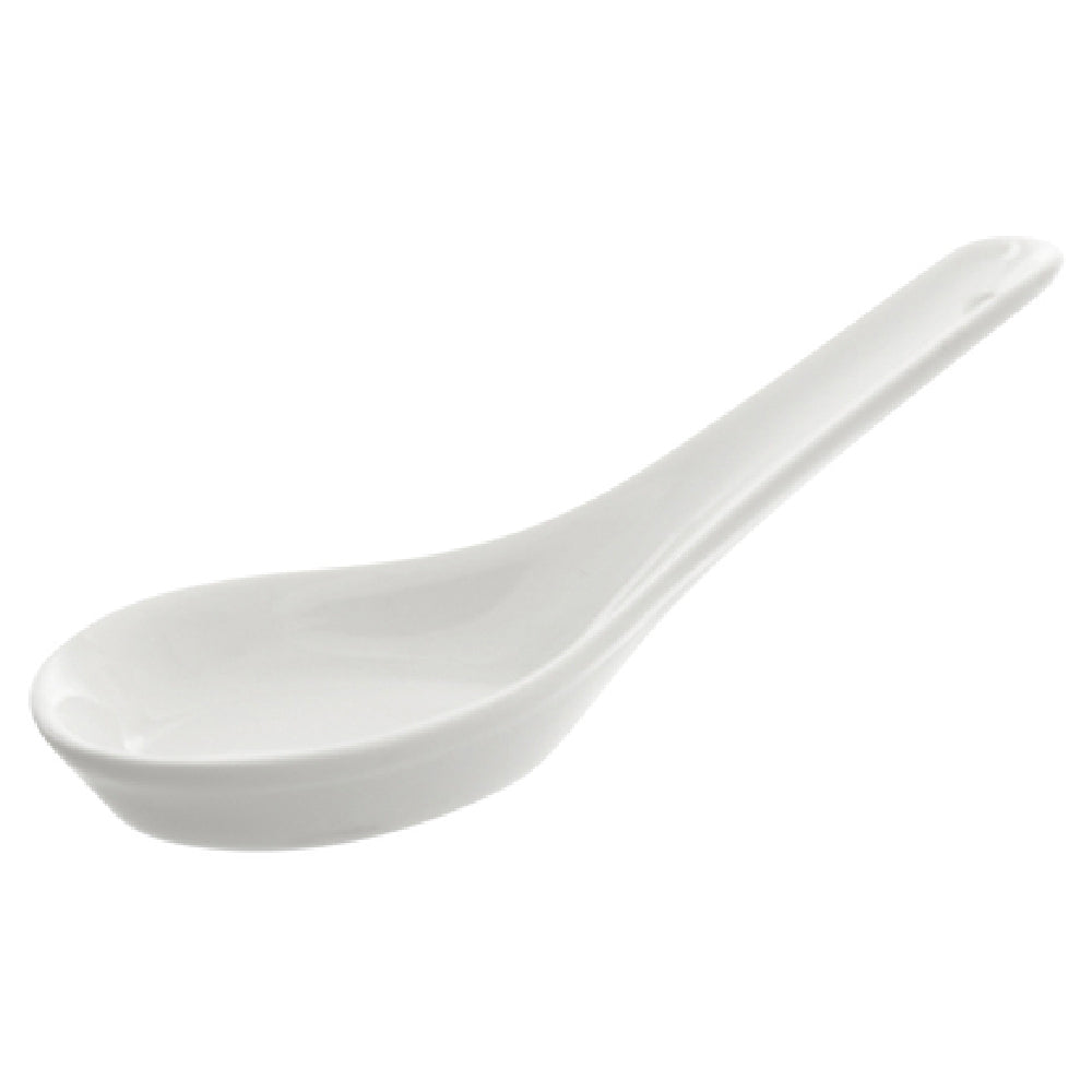 10 Strawberry St WTR-SPOON - Chinese Wonton Spoon, 5-1/4" X 2-3/4" X 3-4"H, With Handle