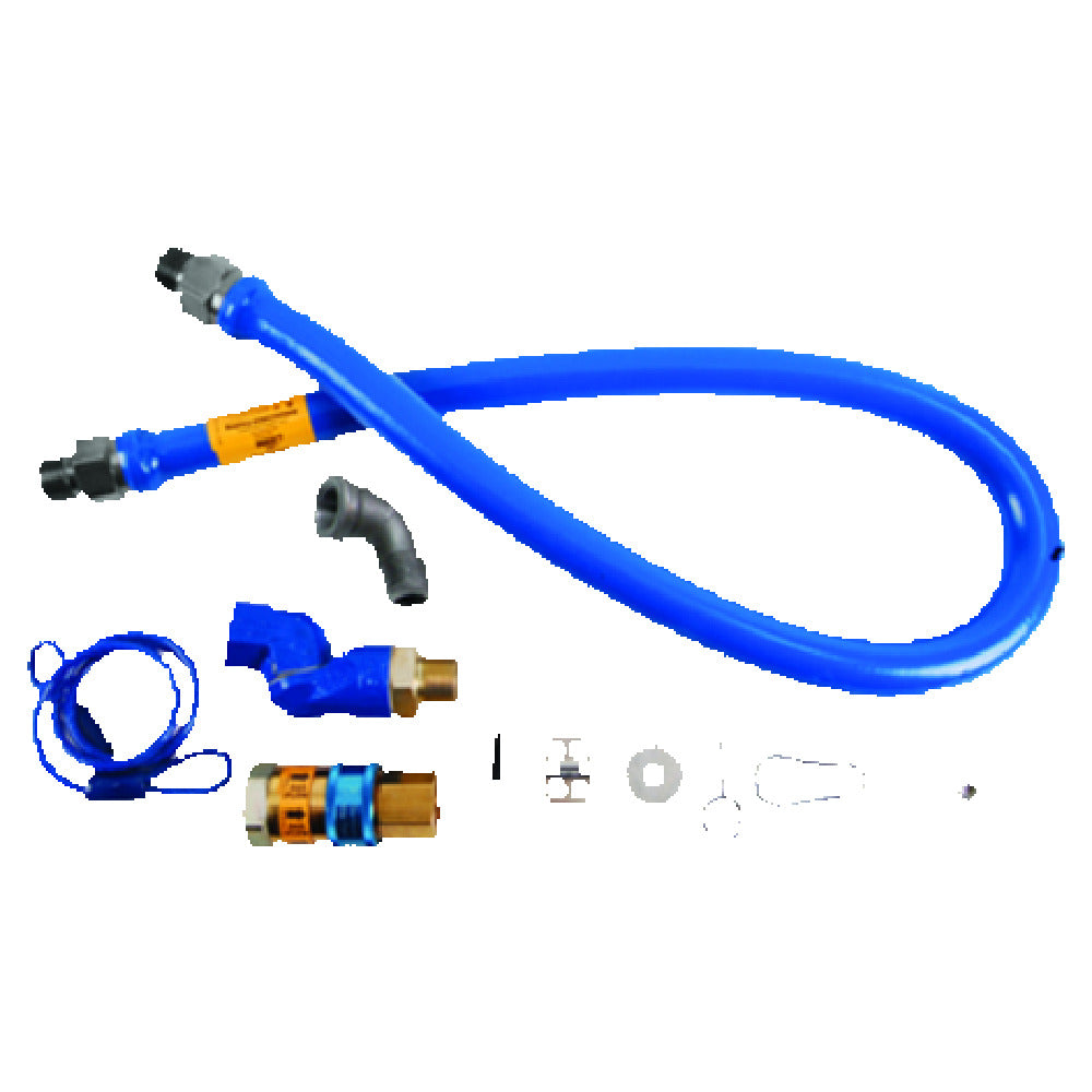Franklin Machine Products 157-1095 Dormont® Gas Connector Kit 48"L X 3/4" Fittings Includes Heavy Duty Gas Hose