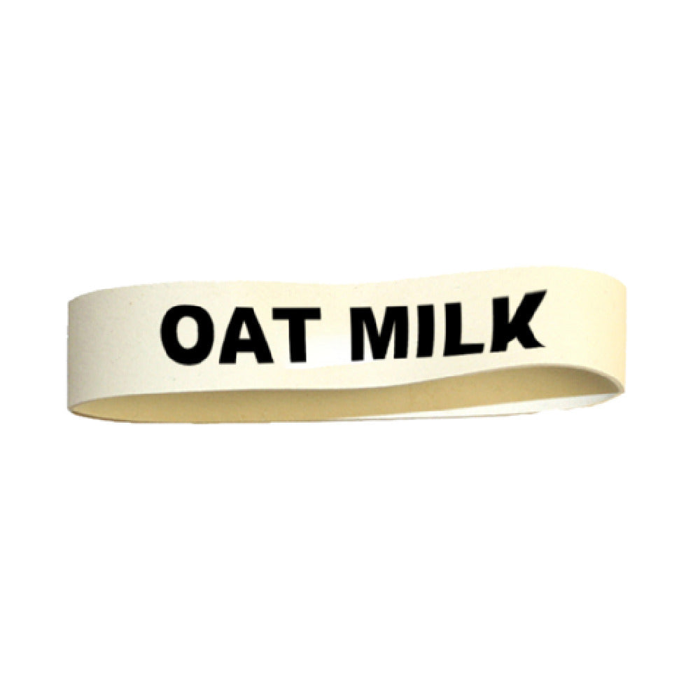 Service Ideas FBOATMILK Service Ideas Flavor Band Rubber Band Oat Milk White