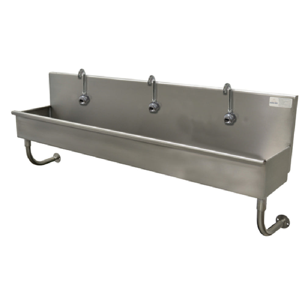 Advance Tabco 19-18-72EF Multiwash Hand Sink Wall Mounted With (3) Electronic Faucets