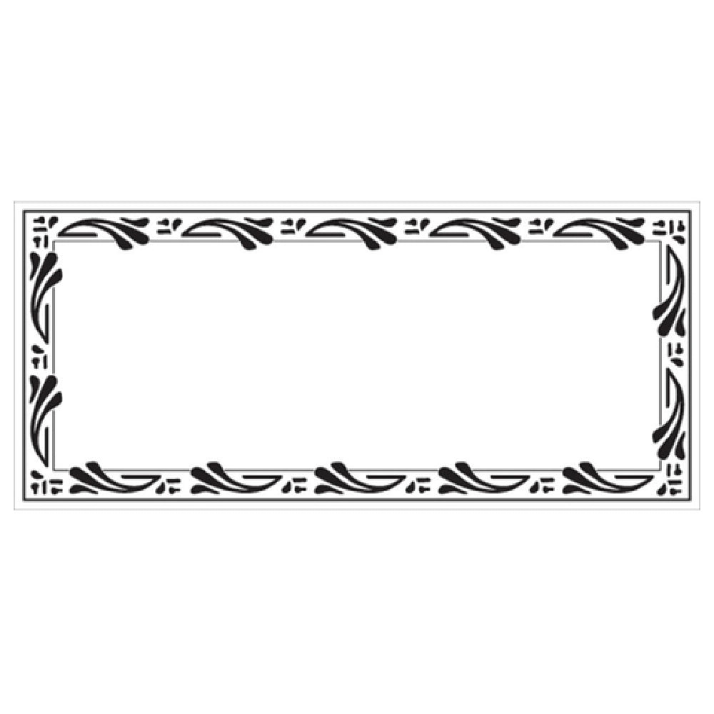Hubert 48378 - Merchandising Tag, 4-5/16" X 1-15/16"H, Rectangular