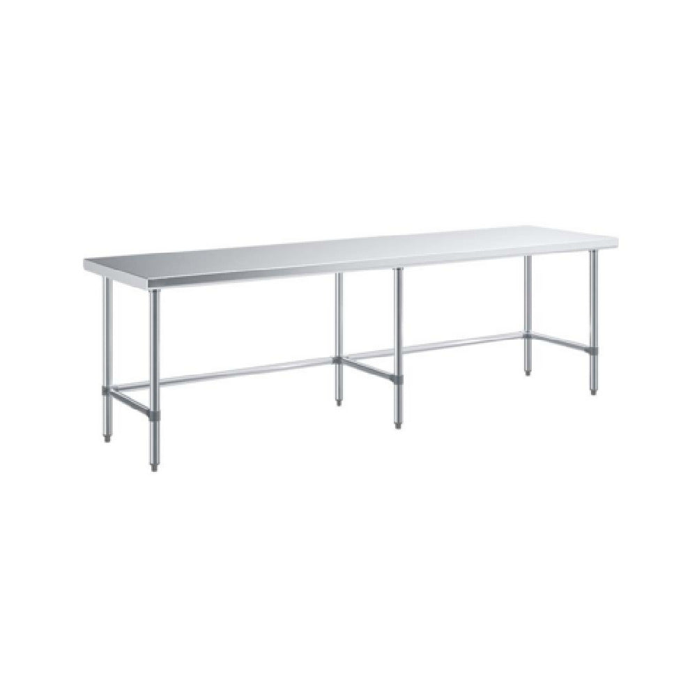 Sapphire Manufacturing SMTEO-24108G Worktable 108"W X 24"D X 35"H 18/430 Stainless Steel