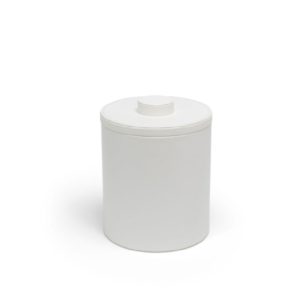 FOH RIB014WHL21 2qt Round London Ice Bucket White Includes One RIB014WHL21-BTM 2qt Round London Ice Bucket Base White
