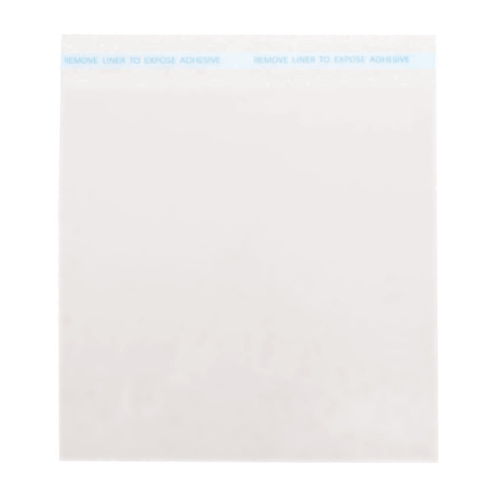 Hubert 48944 - Poly Bag, 6-1/2"L X 6-1/2"H, Clear