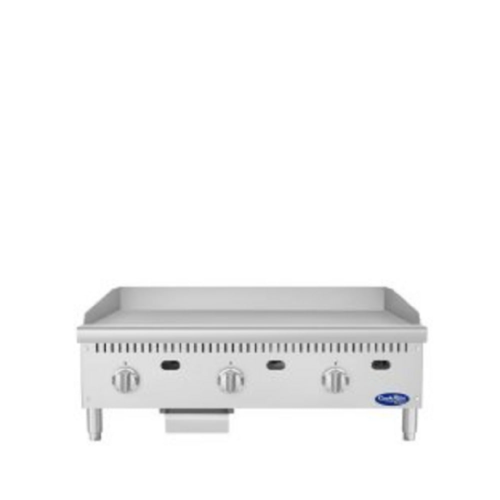 Atosa USA, Inc. ATG-3624-S - CookRite Steel Griddle, Gas, 36"W X 32"D X 15-1/4"H