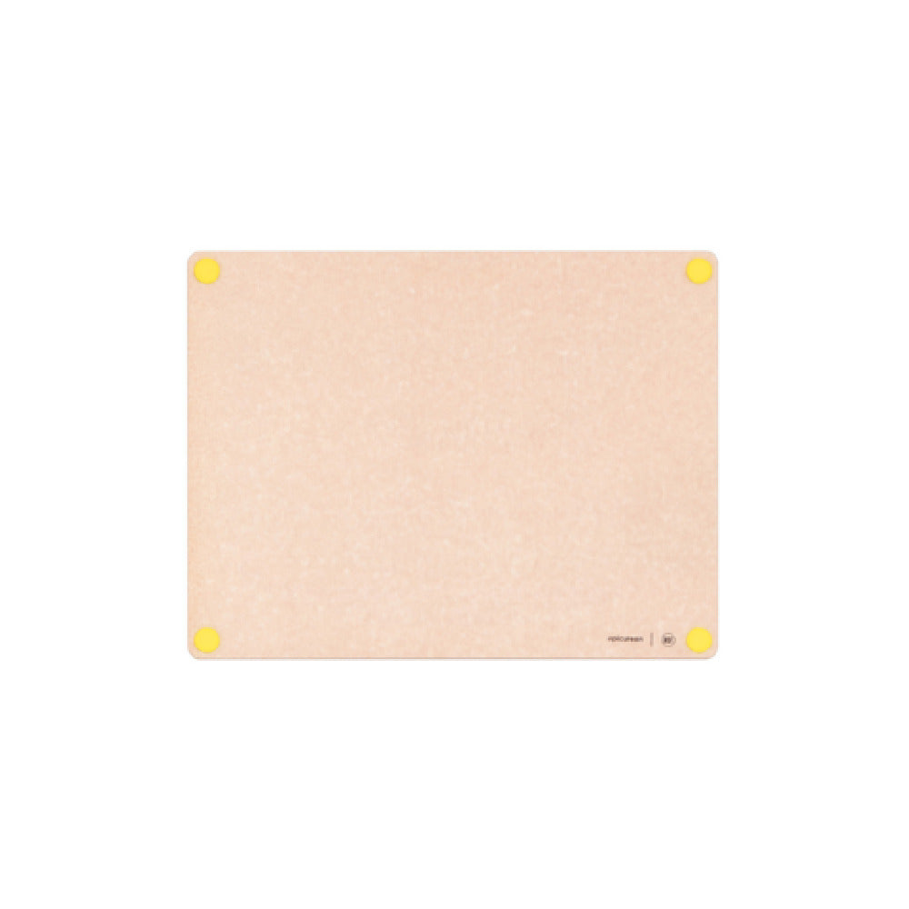 Epicurean 622-19150108 Epicurean HACCP Non-Slip Cutting Board 19.5" X 15" X 3/8" In Natural With Yellow Poultry Feet
