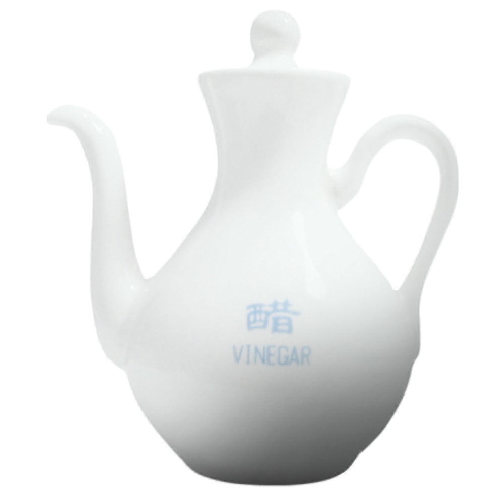 Cameo China 210-15V Imperial Vinegar Pot 5 Oz. (150 Ml) 2-1/2" X 3-3/4" X 4"H (6.5 Cm X 9.5 Cm X 10 Cm)