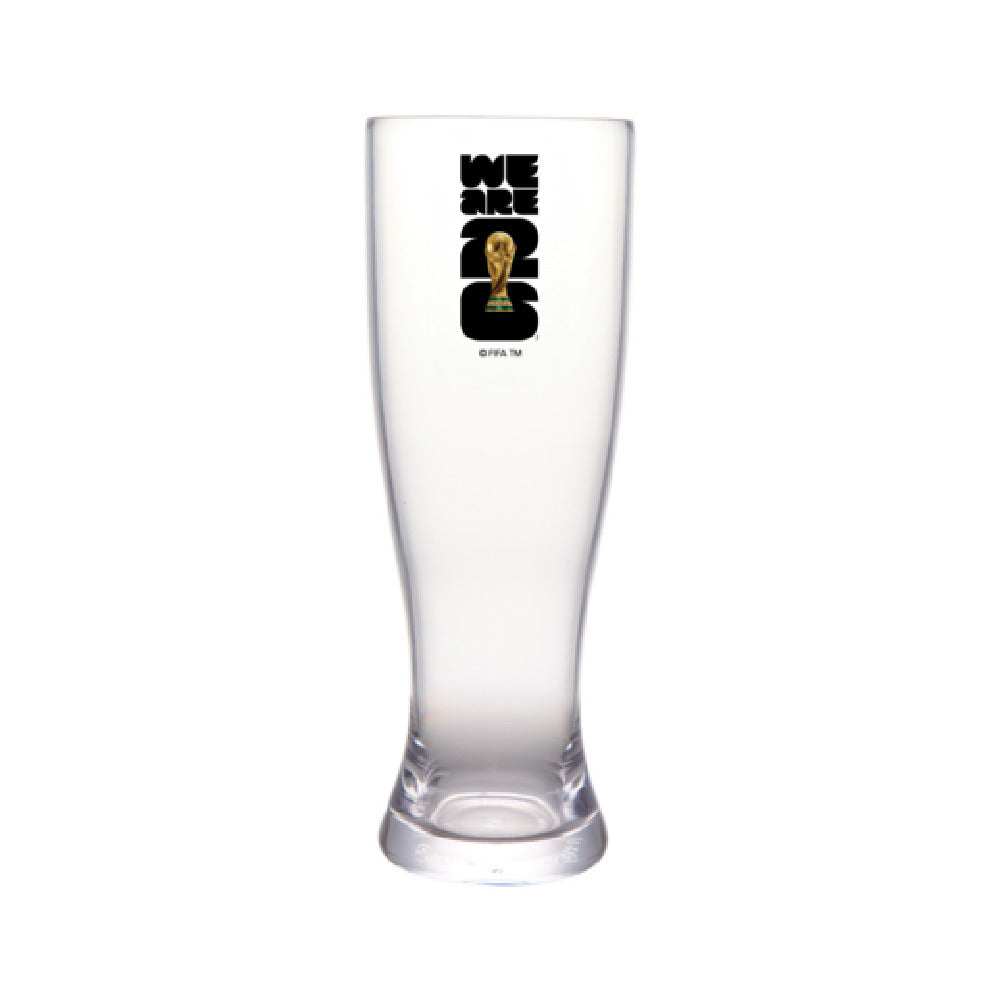 GET Enterprises SW-1465-FIFA26-LOGOCOLOR FIFA Pilsner 22 Oz (24 Oz Rim-Full) 3.25" Dia. X 9" H.