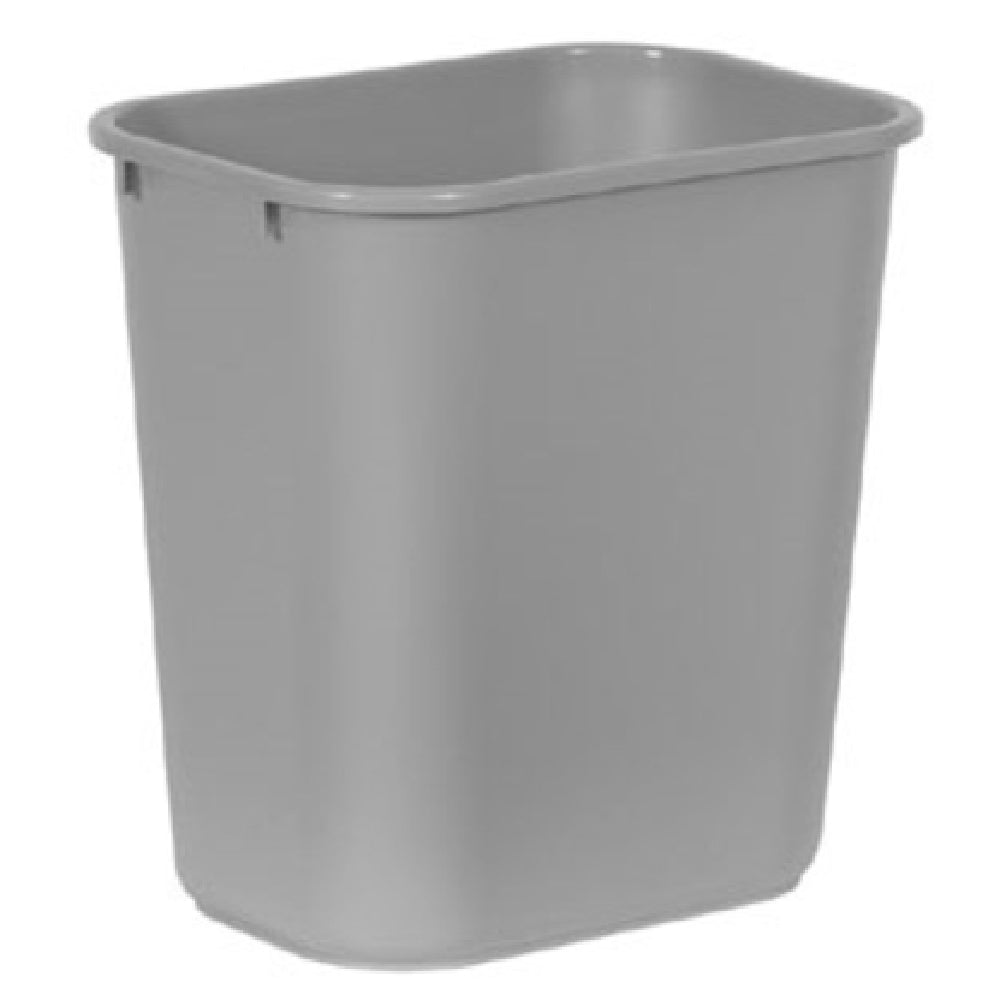 Rubbermaid FG295600GRAY - Waste Basket, 28 Quart, 14-3/8"W X 10-1/4"D X 15-1/8"H
