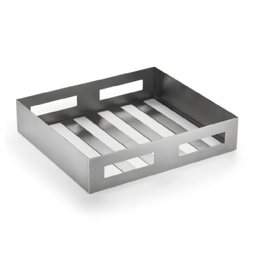 American Metalcraft SSH2 - Crate, 9-1/4"W X 10-1/2"D X 2-1/4"H, Stainless Steel (12 Each Per Case)