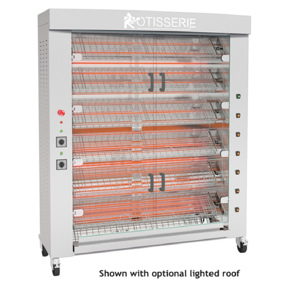 Rotisol FBS1600-6E-SS FlamBoyant SPATCHCOCK Rotisserie Oven Electric Floor Model