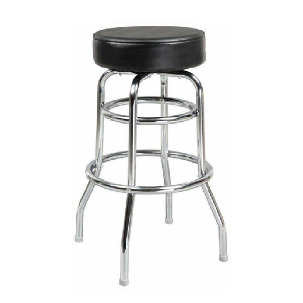 Hubert 70291 - CenPro Double Ring Bar Stool, 285 Lb. Weight Capacity, 3 1/2" Thick Swivel Seat