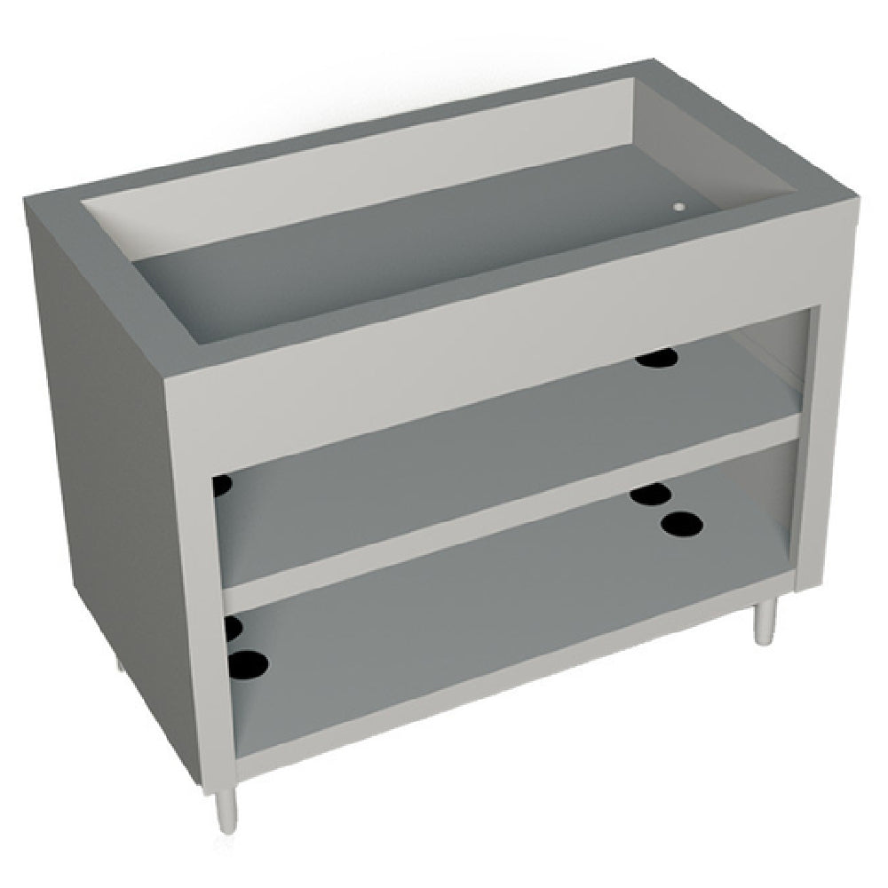 Duke 313-25PG_217105 AeroServ™ Ice Pan Unit 46"W X 24-1/2"D X 36"H 20ga Stainless Steel Top
