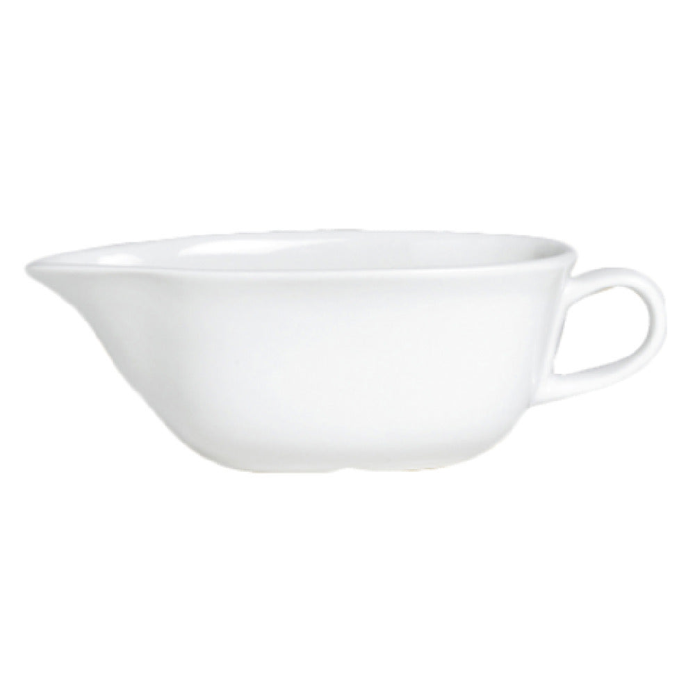 Steelite 11010843 Madison Sauce Boat 13 Oz. 6-7/8"L X 3-3/16"H