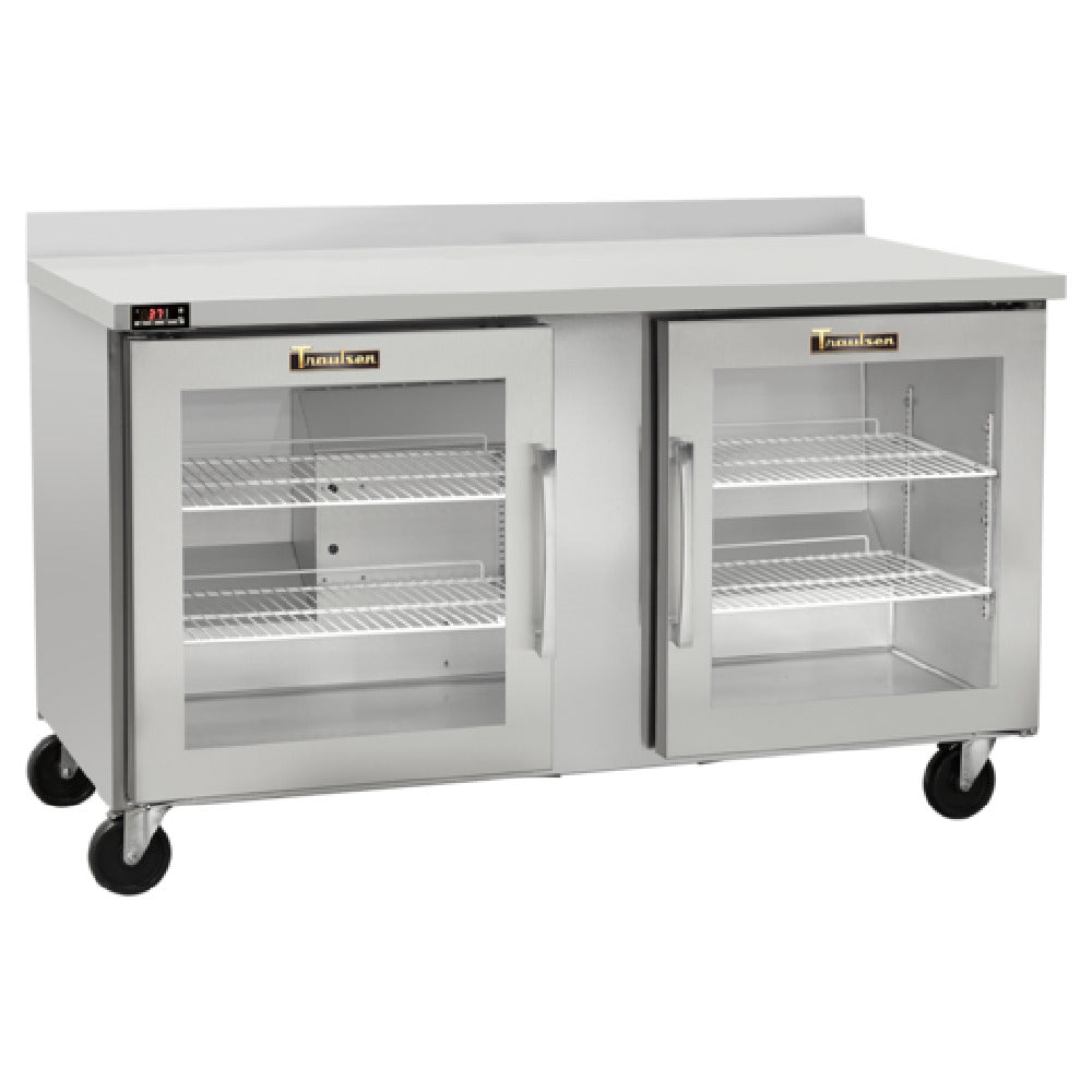 Traulsen CLUC-60R-GD-WTRR - Dealer's Choice CLUC Series Compact Undercounter Refrigerator With Work Top