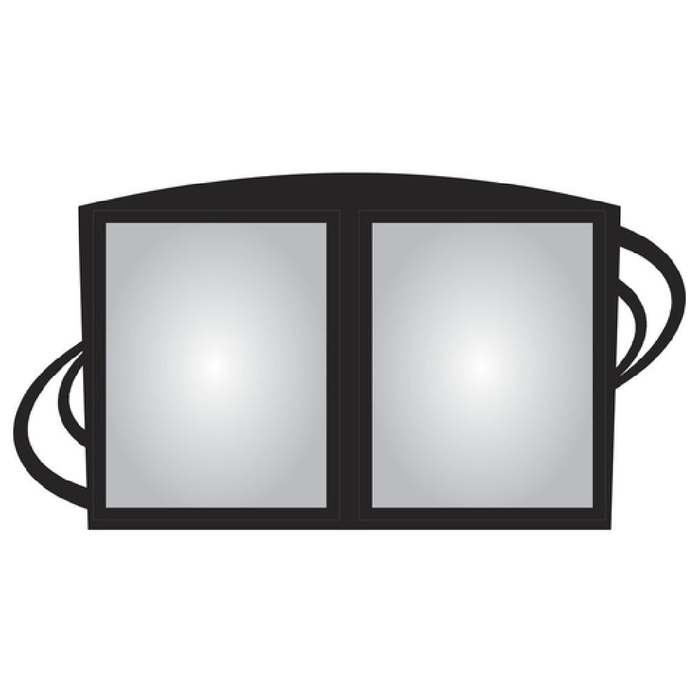 Hubert 45464 - Menu Board, 2-pocket, Wall-mount
