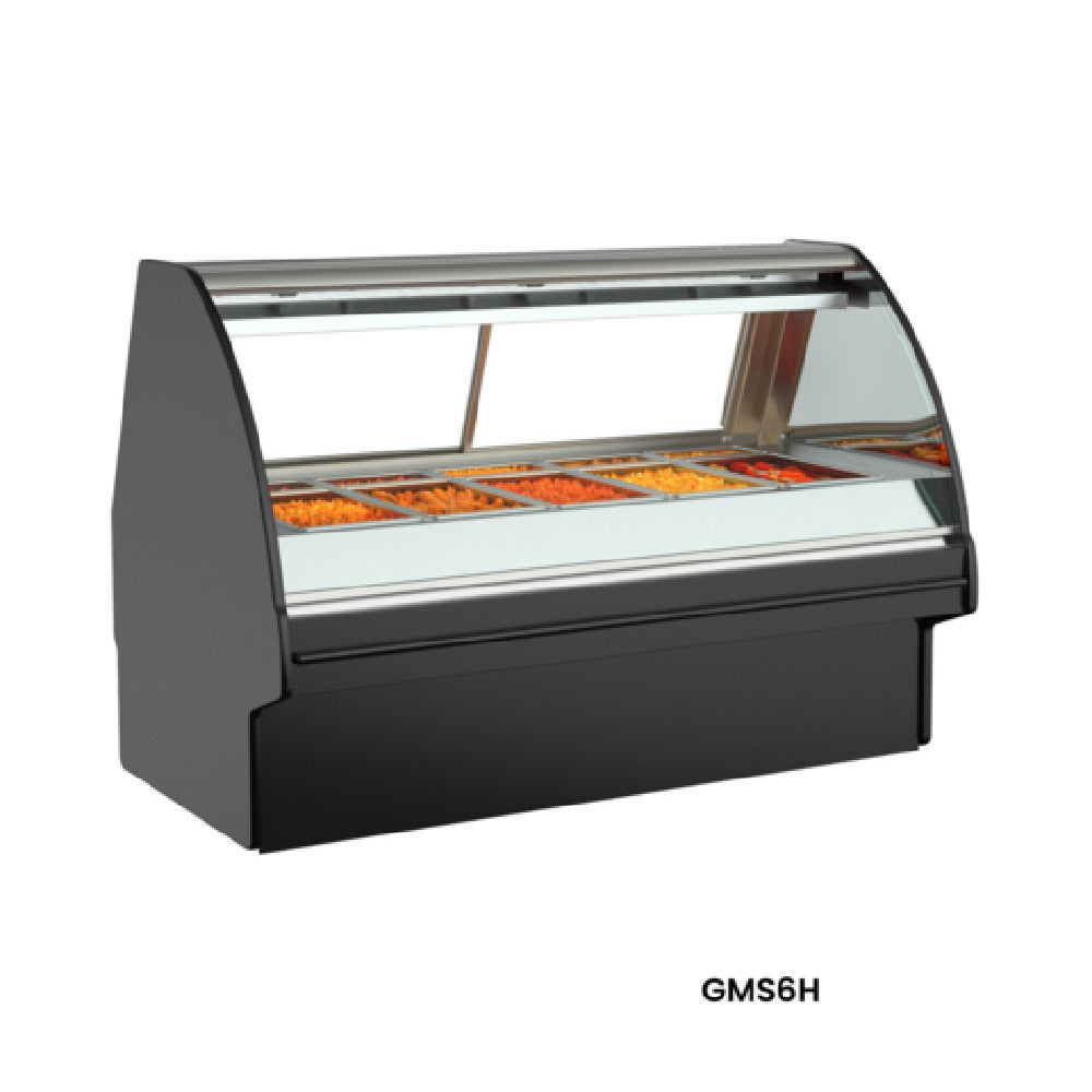Structural Concepts GMS6H - Fusion® Heated Display Case, 75-3/8"W X 42-3/4"D X 51-5/8"H