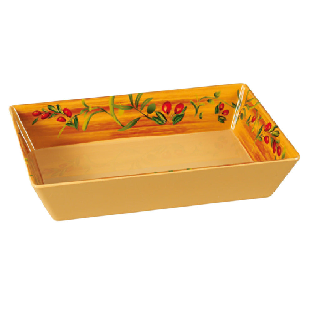 Yanco OL-618 Olive Bowl 212 Oz. 17-3/4"L X 11-3/4"W X 2-1/2"H