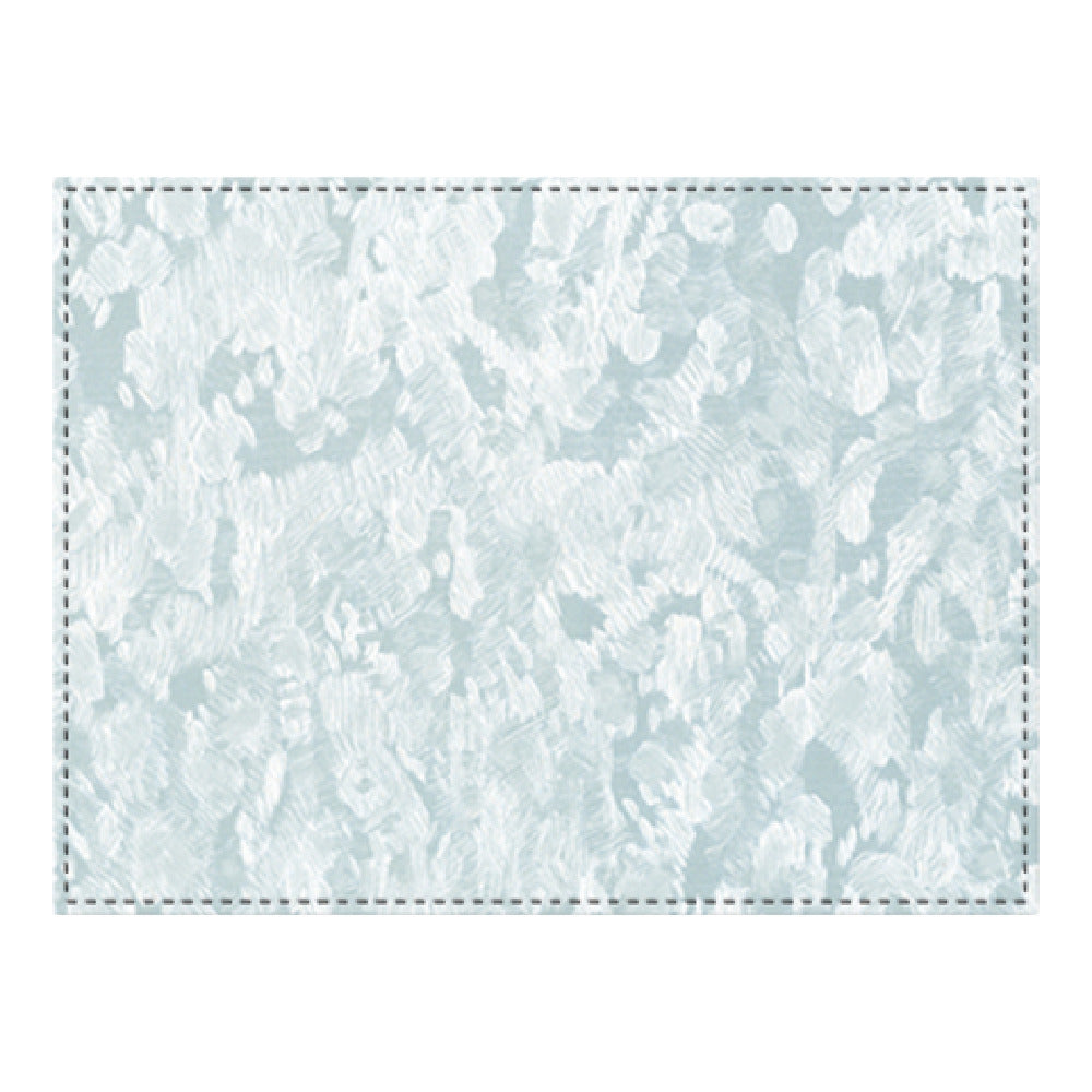 Risch PLACEMATDX-MET 16X12 Brushed Metallic Faux-leather Premium Sewn Placemat Placemat (specify Color)