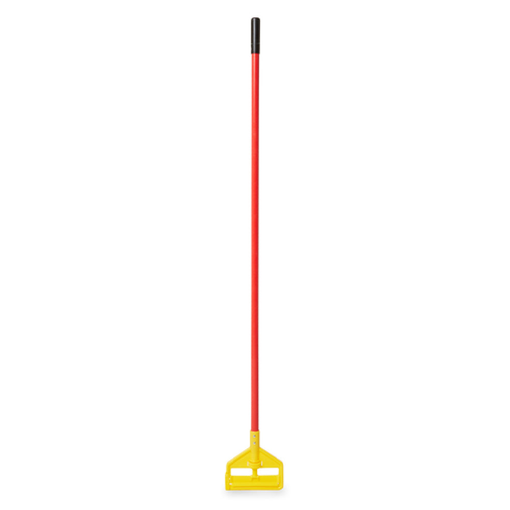 Rubbermaid FGH14600RD00 - Invader® Wet Mop Handle, 60"L, Fiberglass With Yellow Plastic Head