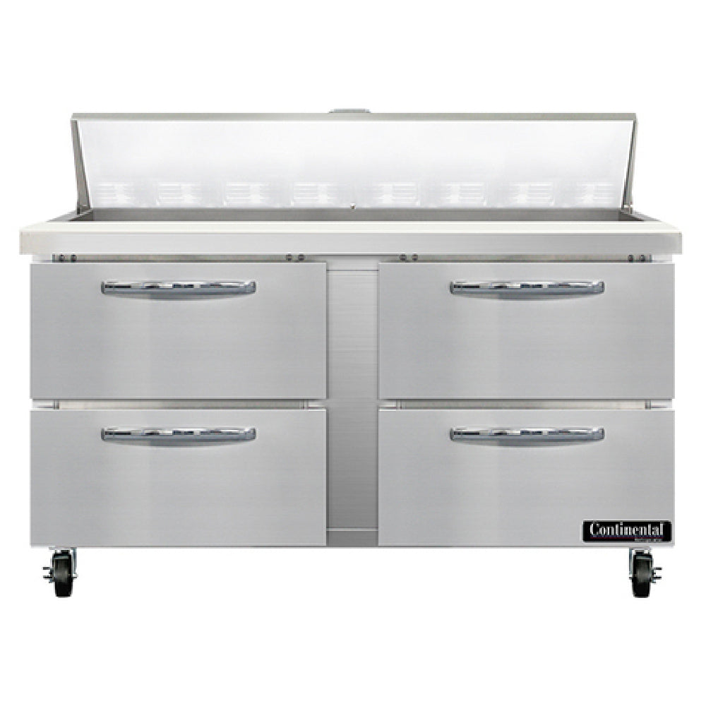 Continental Refrigerator SW60N16-D Sandwich Unit 60"W 17.0 Cu Ft Capacity