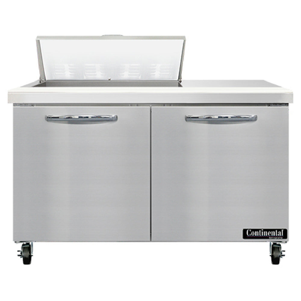 Continental Refrigerator SW48N8 Sandwich Unit 48"W 13.4 Cu Ft Capacity