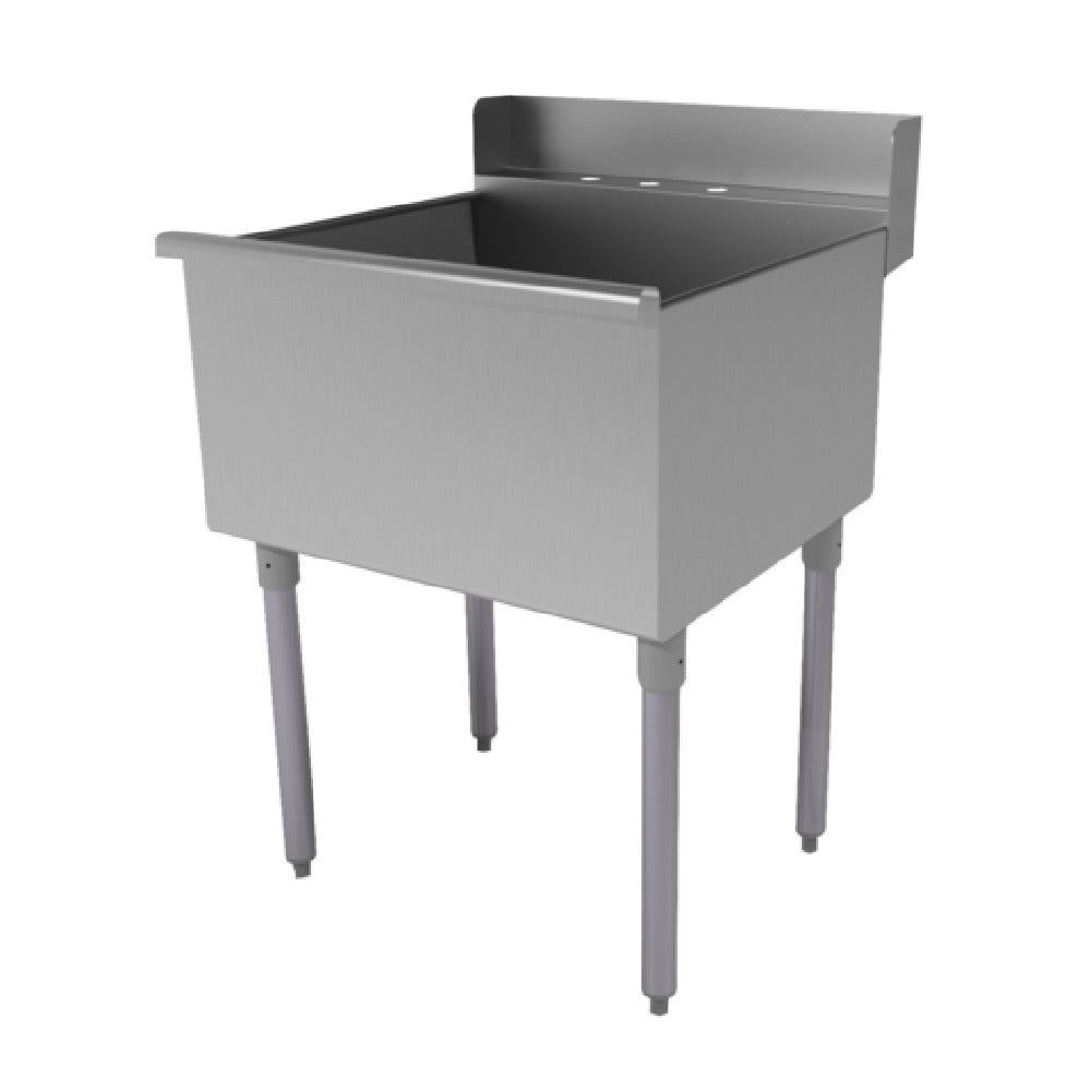 Advance Tabco 4-41-24D Square Corner Scullery Sink 1-compartment 24"W X 24"D Front-to-back X 14" Deep Sink Compartment