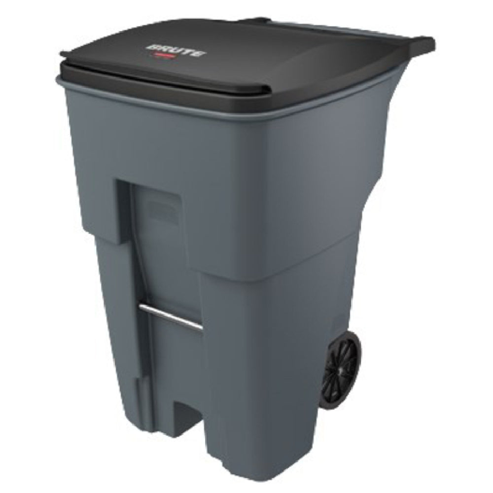 Rubbermaid FG9W2200GRAY - BRUTE® Roll-Out Container, 95 Gallon, 35-2/5" X 27-1/3" X 45-3/5" H